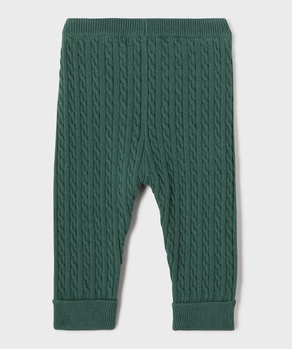 Pantalon en maille torsadée bébé (lot de 2) vue3 - GEMO(BB COUCHE) - GEMO