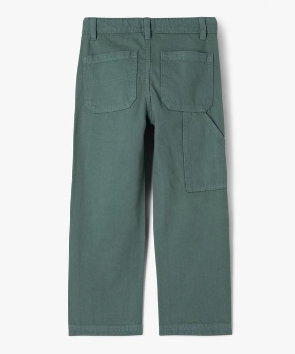 Pantalon large style charpentier garçon vue4 - GEMO (ENFANT) - GEMO