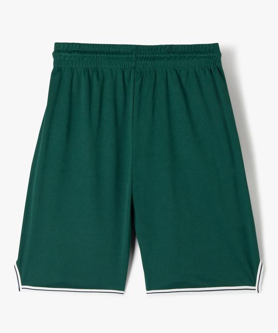 Bermuda en maille inspiration basket-ball garçon vue4 - GEMO (JUNIOR) - GEMO