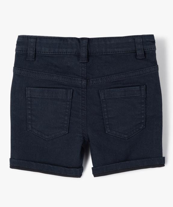 Short bébé garçon en toile colorée extensible vue4 - GEMO(BEBE DEBT) - GEMO