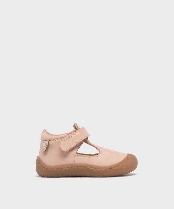 Chaussures de parc dessus cuir bébé fille - LuluCastagnette vue1 - LULUCASTAGNETTE - GEMO