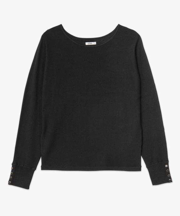 Pull fin à col rond et emmanchures chauve-souris femme vue4 - GEMO 4G FEMME - GEMO