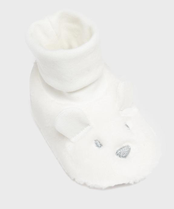 Chaussons de naissance avec détails en relief bébé fille vue5 - LITTLE LOVE - GEMO