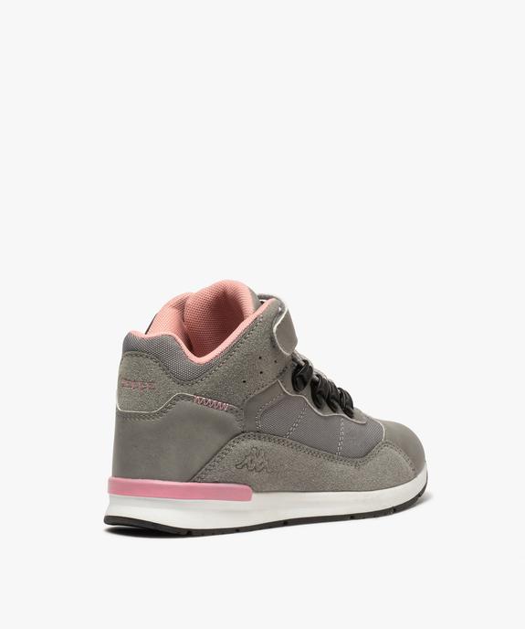 Baskets fille mid-cut à lacets et scratch – Kappa Kensington vue4 - KAPPA - GEMO