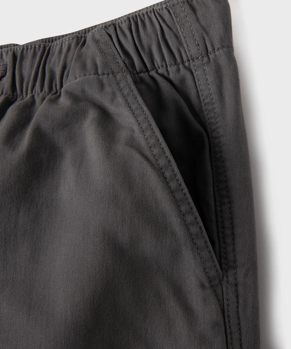 Pantalon parachute avec taille ajustable garçon vue2 - GEMO (JUNIOR) - GEMO
