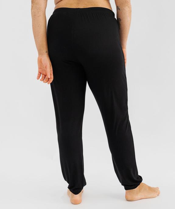 Pantalon de pyjama femme grande taille resserré dans le bas  - GEMO 4G FEMME Pantalon de pyjama femme grande taille resserré dans le bas  vue11 - GEMO 4G FEMME - GEMO