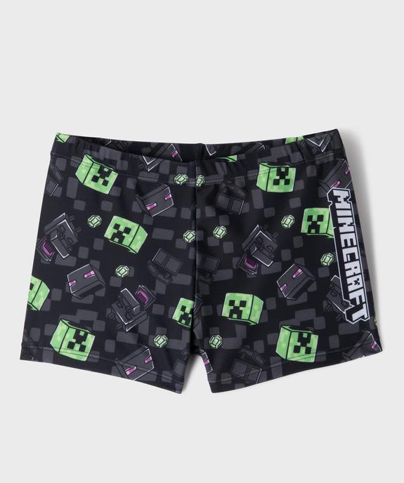 Shorty de bain imprimé garçon - Minecraft vue1 - MINECRAFT - GEMO
