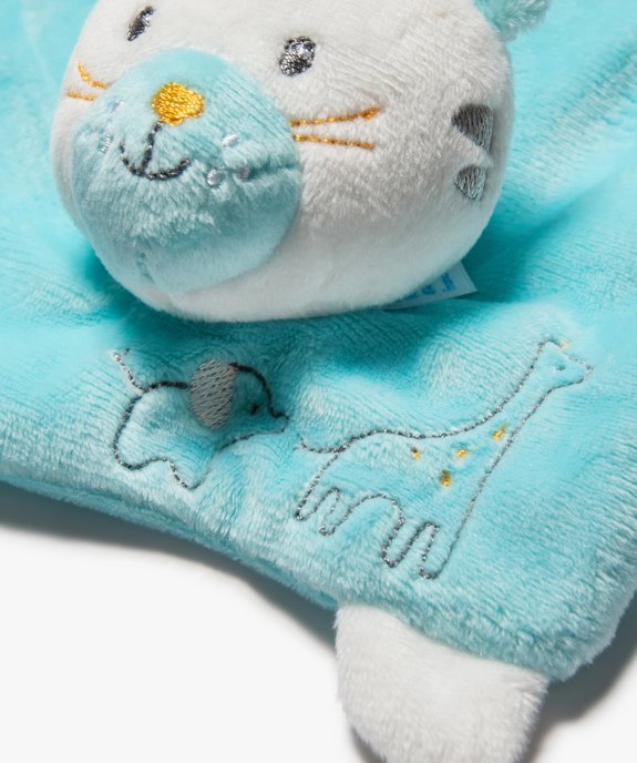Doudou plat bébé avec tête de tigre – Sucre d’Orge vue2 - SUCRE D'ORGE - GEMO