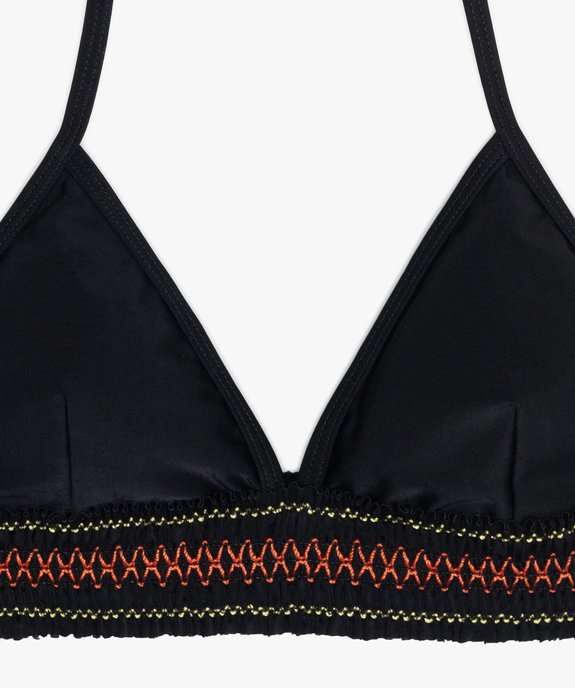 Haut de maillot de bain fille forme triangle vue2 - GEMO (JUNIOR) - GEMO