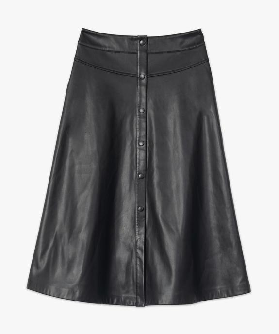 Jupe femme longue fermeture boutons pression vue5 - GEMO(FEMME PAP) - GEMO