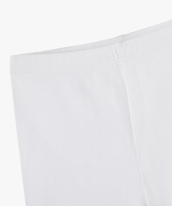 Short moulant en coton stretch fille vue2 - GEMO 4G FILLE - GEMO