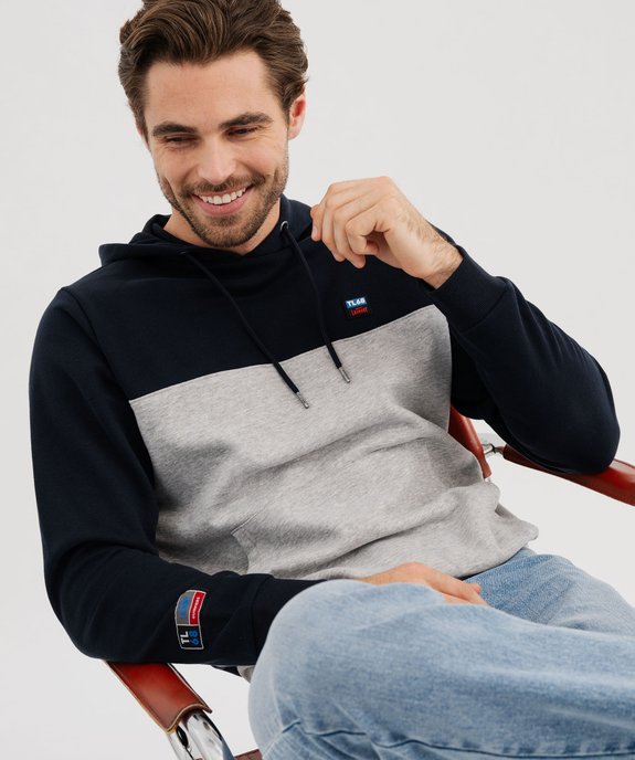 Sweat à capuche bicolore homme - Tokyo Laundry vue1 - TOKYO LAUNDRY - GEMO