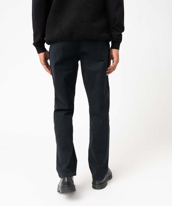 Pantalon homme coupe Chino extensible vue3 - GEMO (HOMME) - GEMO