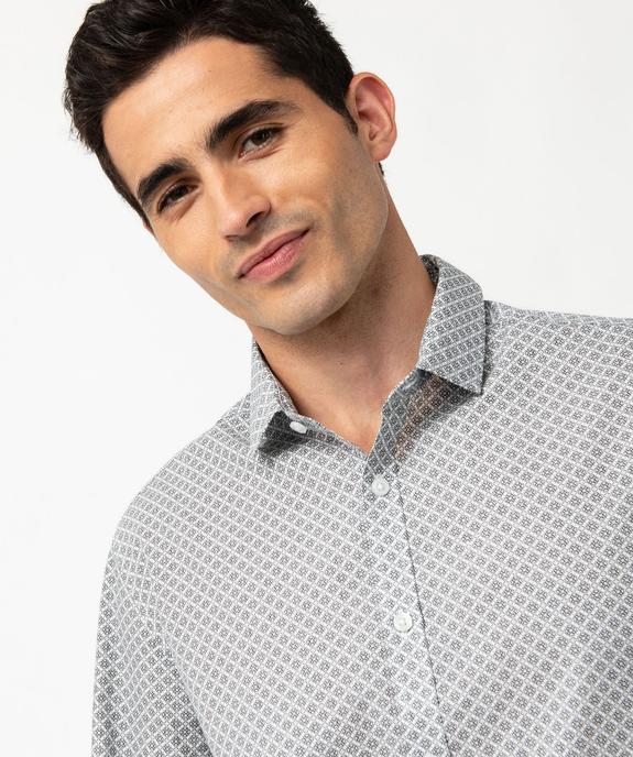 Chemise manches longues imprimée Regular fit homme vue2 - GEMO (HOMME) - GEMO