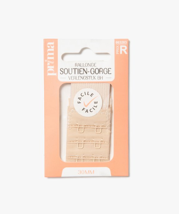 Rallonge de soutien-gorge 2 crochets vue3 - PRIMA - GEMO