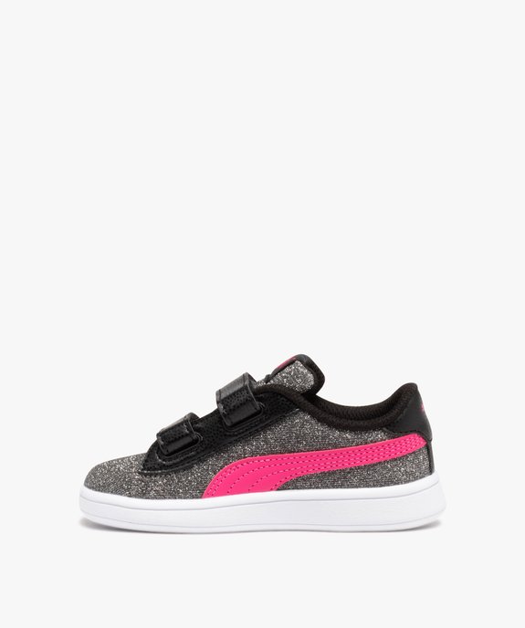 Baskets fille pailletées avec double scratch - Puma vue3 - PUMA - GEMO