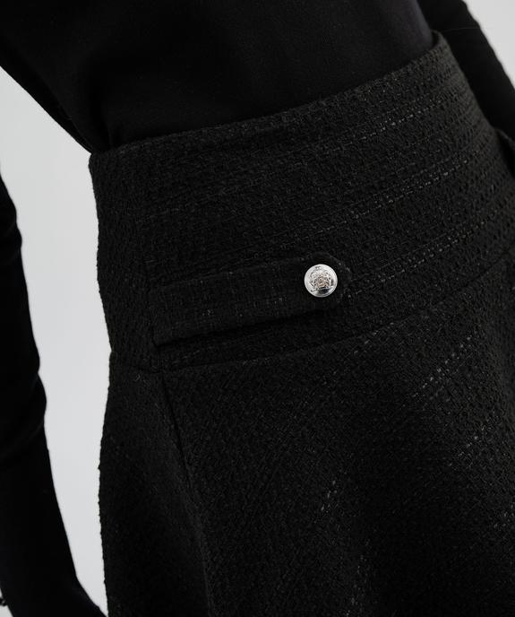 Jupe patineuse en maille texturée et pattes fantaisie femme vue4 - GEMO(FEMME PAP) - GEMO