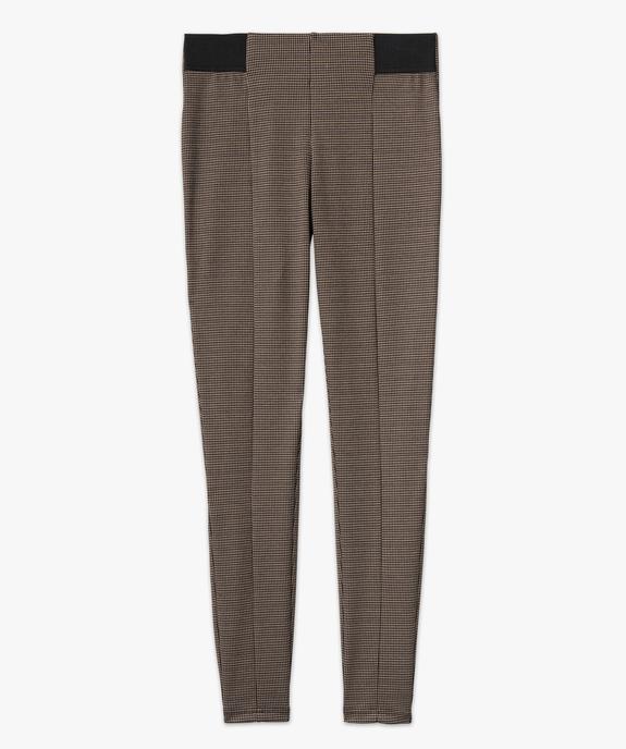 Leggings motifs pied de poule femme vue4 - GEMO(FEMME PAP) - GEMO