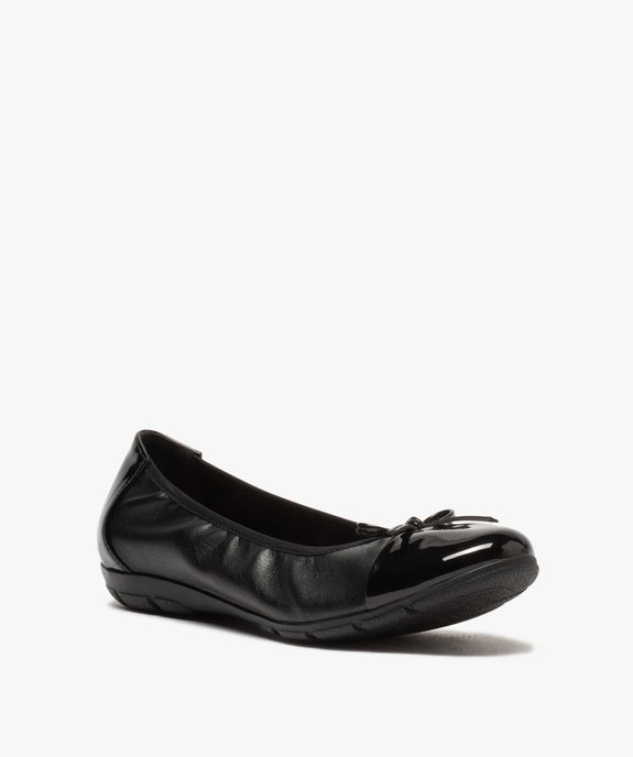 Ballerines femme tige souple à bout renforcé vue2 - GEMO(URBAIN) - GEMO