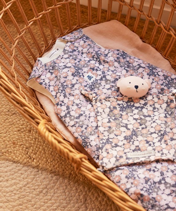 Doudou plat avec tête de souris pour bébé - LuluCastagnette vue7 - LULUCASTAGNETTE - GEMO
