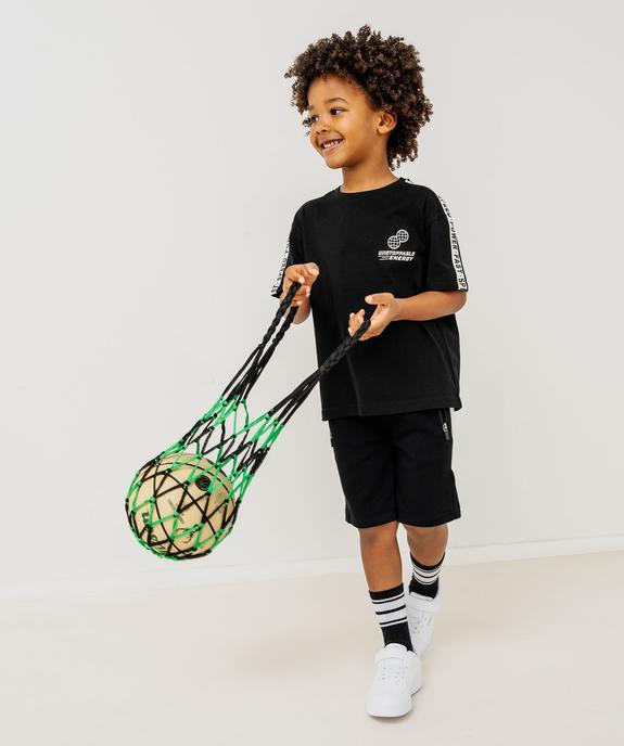 Tee-shirt manches courtes spécial sport garçon vue4 - GEMO 4G GARCON - GEMO