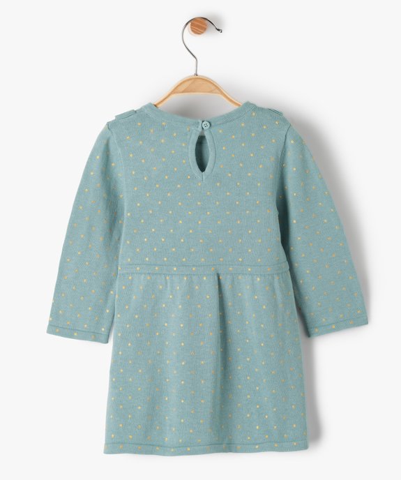 Ensemble bébé fille 2 pièces : robe + collants vue4 - GEMO(BEBE DEBT) - GEMO