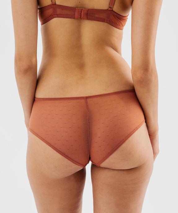 Shorty en dentelle et plumetis femme (lot de 2) vue3 - GEMO(HOMWR FEM) - GEMO