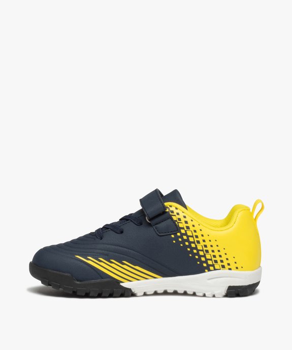 Chaussures de foot garçon avec fermeture scratch vue3 - 5 MILES GEMO FOR GOOD - GEMO