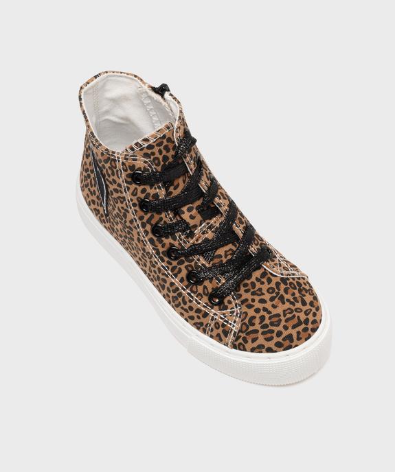 Baskets montantes en toile à semelle plateforme fille - Lovely Wings vue5 - LOVELY WINGS - GEMO