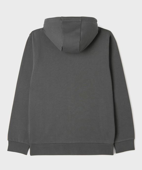 Sweat zippé à capuche en molleton douillet garçon - Kappa vue3 - KAPPA - GEMO