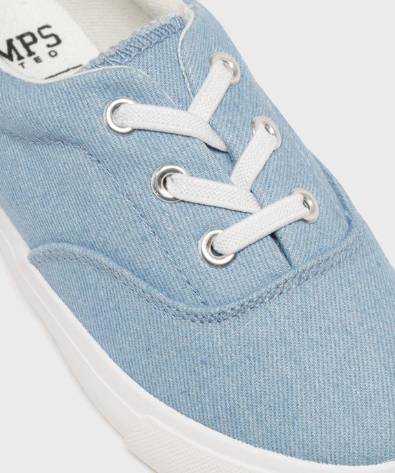 Tennis en toile avec lacets élastiques garçon - Camps United vue6 - CAMPS GEMO FOR GOOD - GEMO