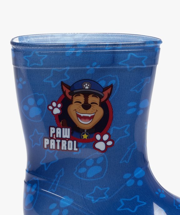 Bottes de pluie garçon imprimées à semelle crantée – Pat’ Patrouille vue6 - PAT PATROUILLE - GEMO