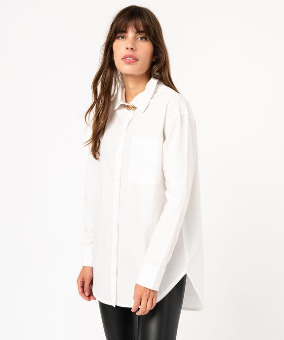 Chemise longue à manches longues femme vue6 - GEMO(FEMME PAP) - GEMO