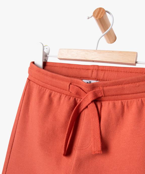 Short en maille avec ceinture bord-côte bébé garçon vue2 - GEMO(BEBE DEBT) - GEMO