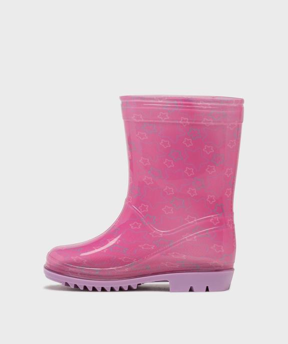 Bottes de pluie à semelle crantée imprimées fille - Gabby et La Maison Magique vue3 - GABBY - GEMO