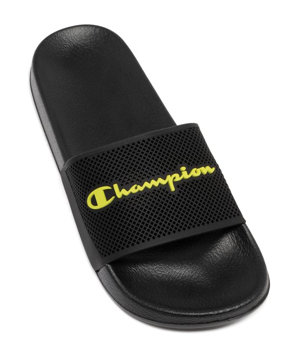 Mules de piscine homme à bandeau quadrillé - Champion USA vue5 - CHAMPION USA - GEMO