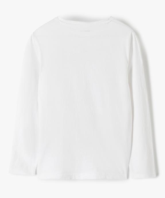Tee-shirt garçon à manches longues spécial Noël vue3 - GEMO (JUNIOR) - GEMO