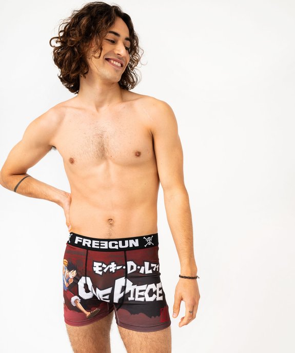 Boxer homme microfibre imprimé One Piece - Freegun vue2 - FREEGUN - GEMO