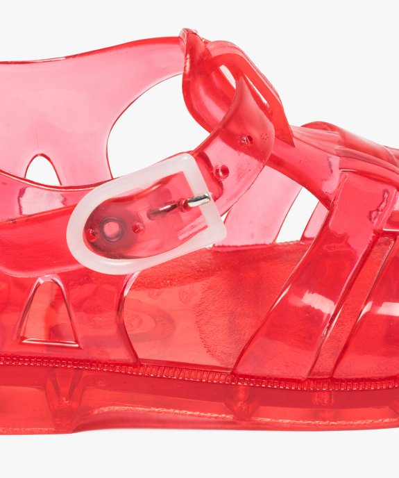 Sandales de plage bébé fille en plastique coloré vue6 - GEMO (PLAGE) - GEMO