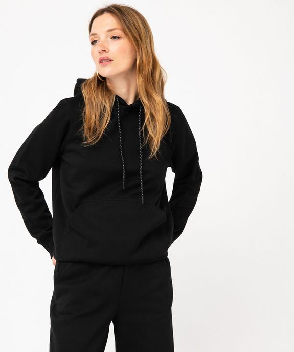 Sweat à capuche intérieur molletonné femme vue1 - GEMO(FEMME PAP) - GEMO