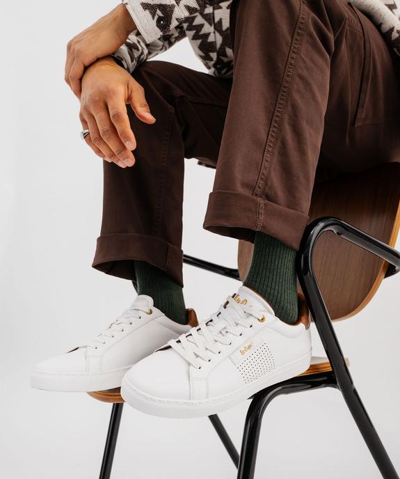 Baskets basses à lacets avec semelle contrastante homme - Lee Cooper vue1 - LEE COOPER - GEMO