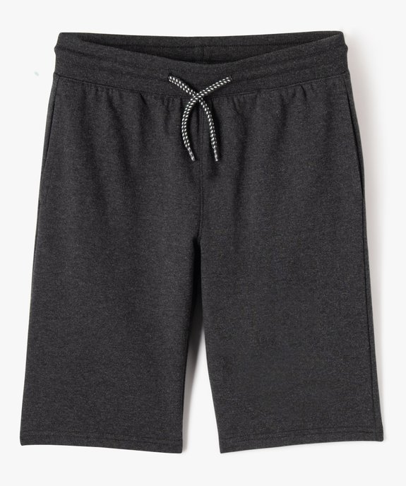 Bermuda en maille à taille élastiquée garçon vue1 - GEMO (JUNIOR) - GEMO