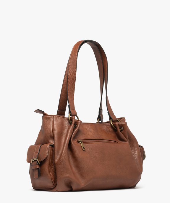 Sac à main grand format multipoche vue2 - GEMO (ACCESS) - GEMO