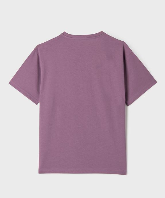 Tee-shirt manches courtes à motif estival garçon vue3 - GEMO (JUNIOR) - GEMO