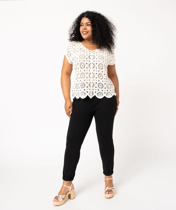Leggings à pont femme grande taille vue9 - GEMO (G TAILLE) - GEMO
