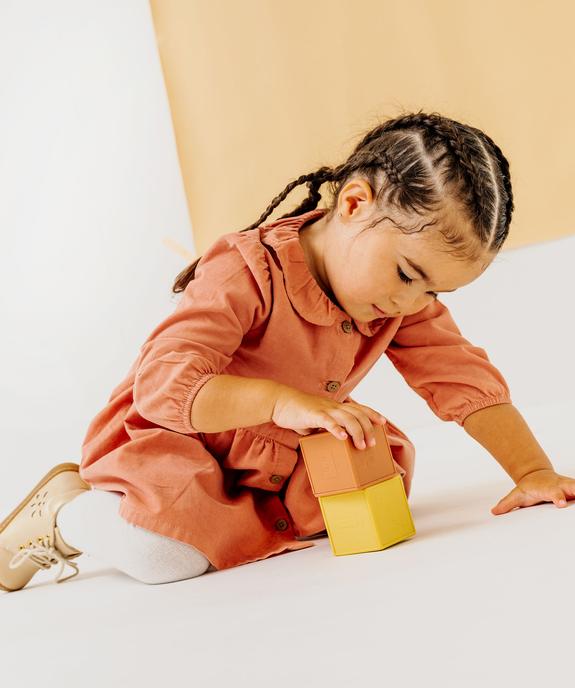 Robe en velours fines côtes bébé fille vue7 - GEMO(BEBE DEBT) - GEMO