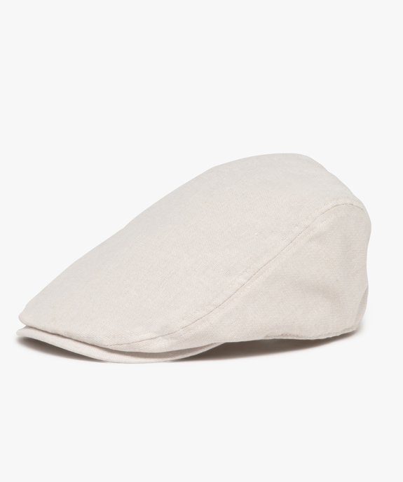 Casquette plate en toile homme vue2 - GEMO (ACCESS) - GEMO