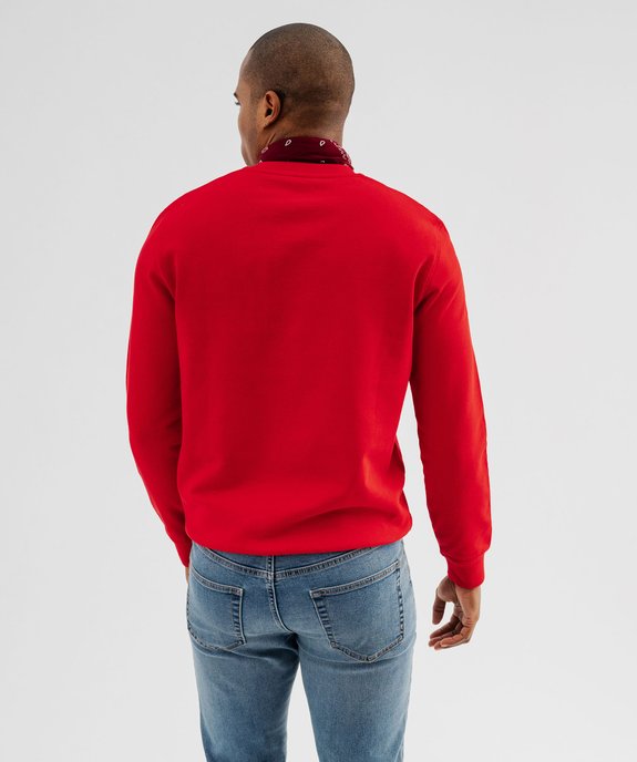 Sweat léger à broderie homme vue3 - GEMO (HOMME) - GEMO