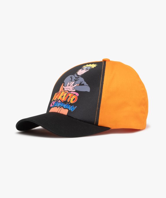 Casquette bicolore avec motif manga garçon - Naruto Shippuden vue1 - NARUTO - GEMO