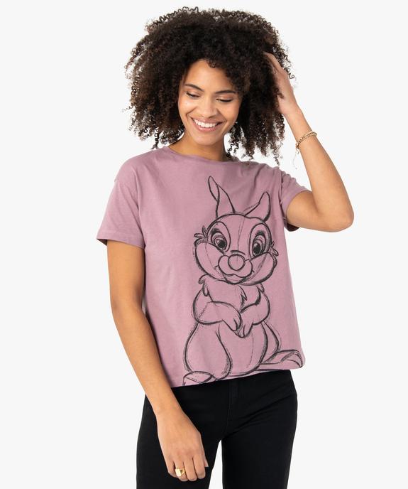 Tee-shirt femme coupe ample - Disney Animals vue1 - DISNEY DTR - GEMO
